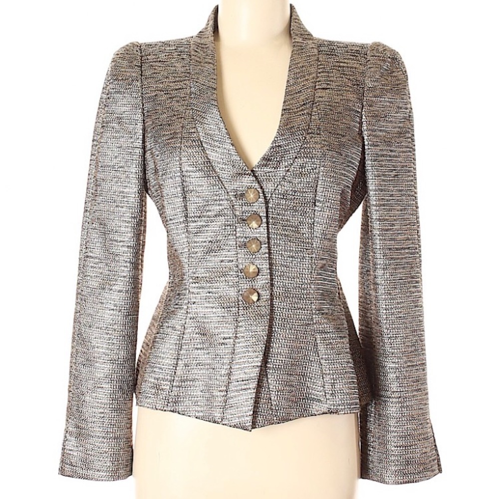 Armani collezioni silver/bronze blazer